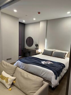 สนใจชมห้องติดต่อได้เลย Line ID: Smile-easy ปล่อยเช่าคอนโด Ashton Chula - Silom (แอชตัน จุฬา - สีลม) - 1ห้องนอน 1ห้องน้ำ 1ห้องนั่งเล่น - ใกล้ MRT สามย่าน - ขนาดห้อง 34.44 ตรม. ชั้น 54