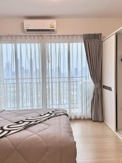 ให้เช่าห้องแบบ 1ห้องนอน 1ห้องน้ำ 1ครัวแยก โซนพื้นที่ MRT พระราม9 คอนโด Supalai Veranda Rama 9 (ศุภาลัย เวอเรนด้า พระราม 9) High Rise ขนาดห้อง 38 ตรม. ชั้น 30 ตึก B