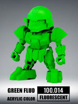 skull 100.014 green fluorescent 60 ml.