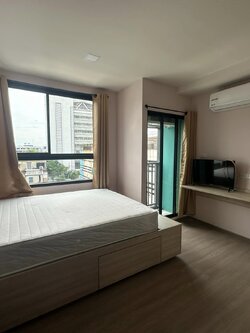 ปล่อยเช่าคอนโด The Muve Ram 22 (เดอะ มูฟ ราม 22) - Studio 1ห้องน้ำ 1ห้องครัว - ใกล้ MRT รามฯ 12 - ขนาดห้อง 24.35 ตรม. ชั้น 6 ตึก B