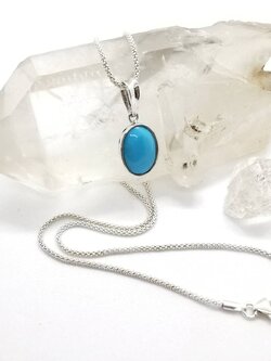 สร้อยคอเงินจี้หินเทอร์ควอยส์ Turquoise