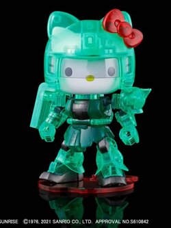 (limited) hello kitty/zakuII [clear color] 4573102617804