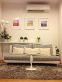 For rent condo Villa Rachatewi Duplex Garden view