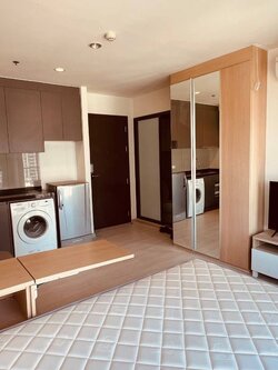 ปล่อยเช่าคอนโด Rhythm Asoke (ริทึ่ม อโศก) - Studio 1ห้องน้ำ - ใกล้ MRT พระราม 9 เพชรบุรี ARL มักกะสัน - ขนาดห้อง 22 ตรม. ชั้น 14 วิวสระว่ายน้ำ