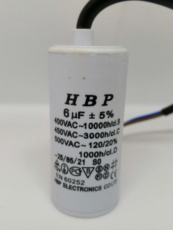 C คาปาซิเตอร์เครื่องซักผ้า 6uF-450V