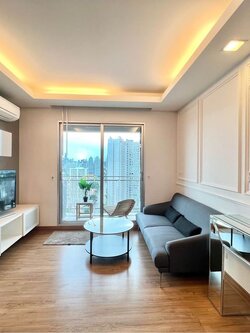 ปล่อยเช่าคอนโด Thru Thonglor (ทรู ทองหล่อ) - ห้องสวย 2ห้องนอน 2ห้องน้ำ 1ห้องนั่งเล่น - ใกล้ MRTเพชรบุรี BTSทองหล่อ/โรงละคร เอ็ม เธียเตอร์ - ขนาดห้อง 67 ตรม. ชั้น 28