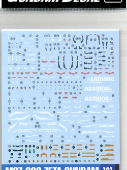 (เหลือ 1 ชิ้น รอเมล์ฉบับที่2 ยืนยัน ก่อนโอน) Gundam Decal 101 rg zeta