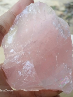 หินโรสควอตซ์ก้อนธรรมชาติ(Rose Quartz)