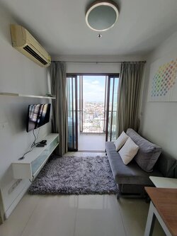 ปล่อยเช่าคอนโด IDEO Mix Sukhumvit 103 (ไอดีโอ มิกซ์ สุขุมวิท 103) - 1ห้องนอน มีเครื่องซักผ้า พร้อมเข้าอยู่ - การเดินทาง: ติดรถไฟฟ้า BTS อุดมสุข