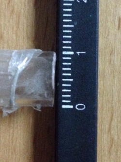 clear plastic tube ท่อใส กลวง 10 mm.