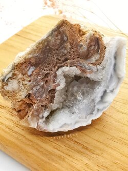 หินจีโอดอาเกตก้อนธรรมชาติ Geode Agate