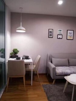 ให้เช่าคอนโด Regent Home Sukhumvit 81 (รีเจ้นท์ โฮม สุขุมวิท 81) - ตกแต่งเฟอร์ครบมีเครื่องซักผ้า - การเดินทาง: BTS อ่อนนุช