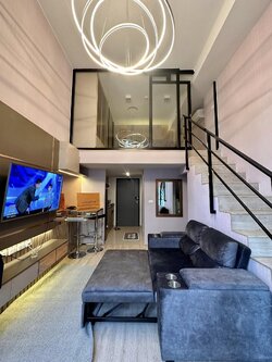 ให้เช่าคอนโด IDEO New Rama 9 (ไอดีโอ นิว พระราม 9) - โซนพื้นที่ MRT รามคำแหง - ห้องแบบ Duplex2 ชั้น 1ห้องนอน 1ห้องน้ำ - ขนาดห้อง 37 ตรม. ชั้น 19