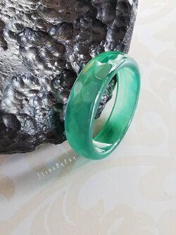 แหวนหินอาเกตเขียว