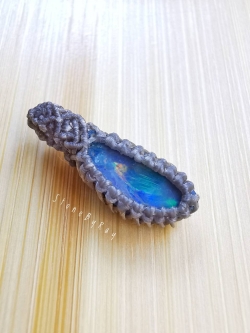 สร้อยคอเงินจี้พลอยโอปอล(Opal)