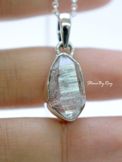 สร้อยคอเงินจี้หินเฮอร์คิเมอร์ไดม่อน