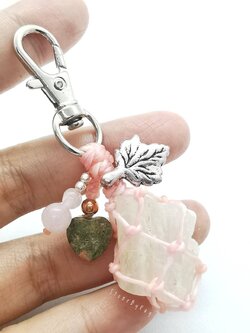 พวงกุญแจหินมูนสโตน Moonstone