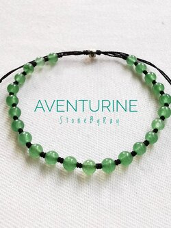 สร้อยข้อมือเชือกหินกรีนอเวนเจอรีน