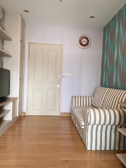 วิวแม่น้ำห้องสวยกันห้องนอน แชปเตอร์วันโมเดิร์นดัช ราษฎร์บูรณะ 33 ให้เช่ามีเครื่องซักผ้าเฟอร์ครบ