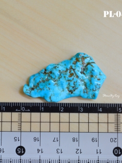 หินเทอร์ควอยส์ก้อนธรรมชาติขัดเงา(PL-047)