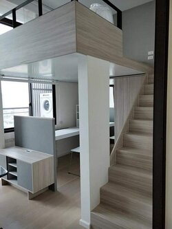 ให้เช่า Chewathai Residence Asoke (ชีวาทัย เรสซิเดนซ์ อโศก) Duplex 1ห้องนอนพร้อมเข้าอยู่