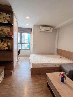 ให้เช่าคอนโด Proud III Chaengwattana (พราว 3 แจ้งวัฒนะ) - ตกแต่งเฟอร์ครบห้องมุมสวยน่าอยู่ทำครัวได้ - การเดินทาง: BTS สายสีชมพู ตรงข้ามเซ็นทรัลแจ้งวัฒนะ