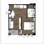 ให้เช่าคอนโด Block 44 Condo (บล็อค 44 คอนโด ซอยพหลโยธิน 44) - 1ห้องนอนห้องใหม่เฟอร์เครื่องใช้ไฟฟ้าครบ - การเดินทาง: รถไฟฟ้า BTS กรมป่าไม้ - ใกล้ ม.เกษตรศาสตร์ ม.ศรีปทุม