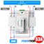 สวิตซ์สลับแหล่งจ่ายไฟ อัตโนมัติ ระบบไฟฟ้าสำรอง ATS Automatic Dual Power Transfer Switch 2P 63A
