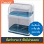 ที่คว่ำจาน ชั้นคว่ำจาน 2 ชั้น มีฝาคลอบ และถาดรองน้ำ ขนาด 25 x 38 x 45 cm 2-TIER PLASTIC DISH DRAINER WITH COVER