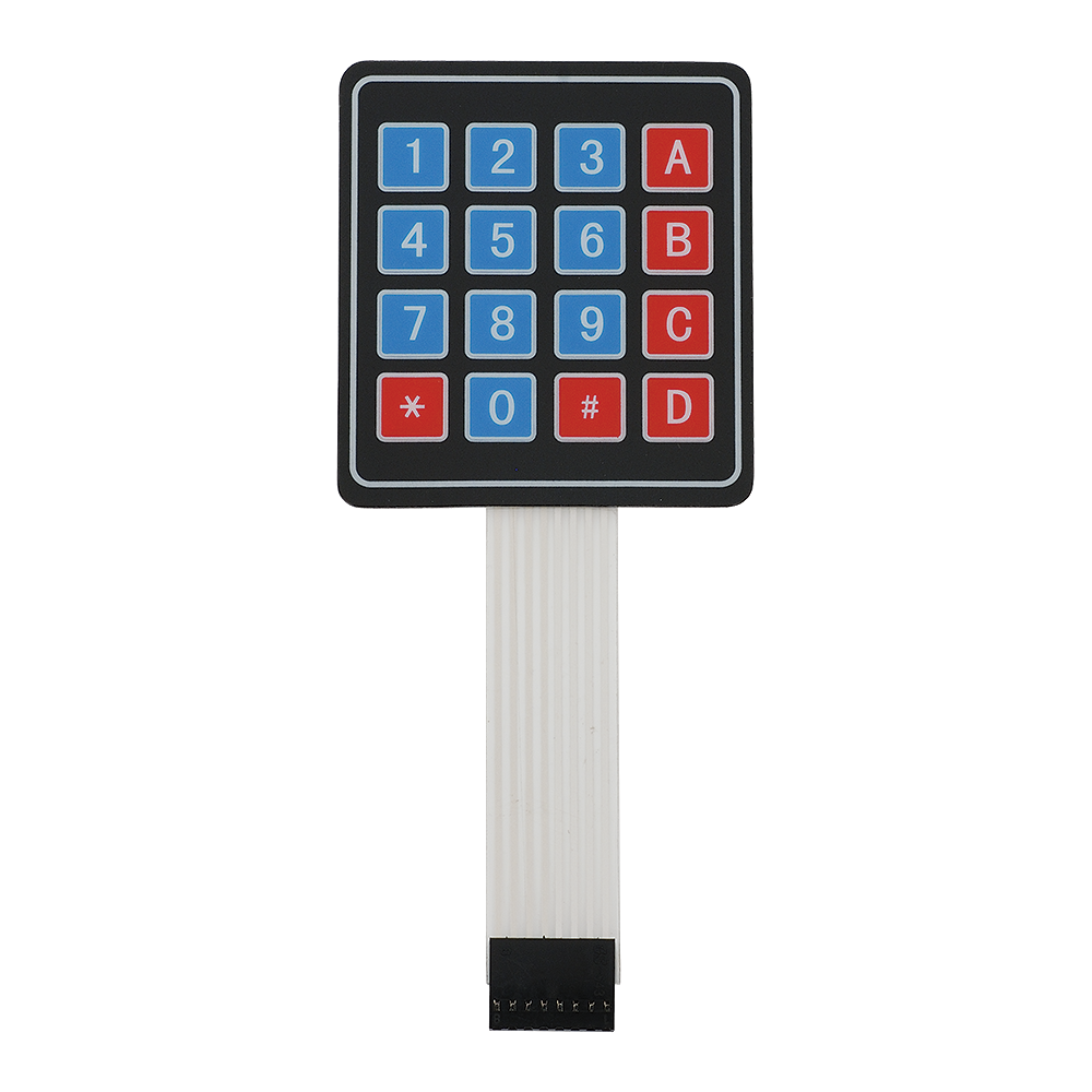 Matrix Keypad 4x4 Arduino คีย์แพด ปุ่มกด