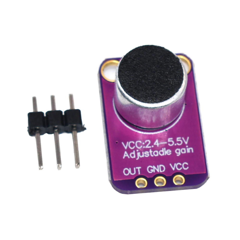 Electret Microphone Amplifier MAX4466 with Adjustable Gain microphone Sound sencor เซนเซอร์เสียงความไวสูง ชิฟ MAX4466